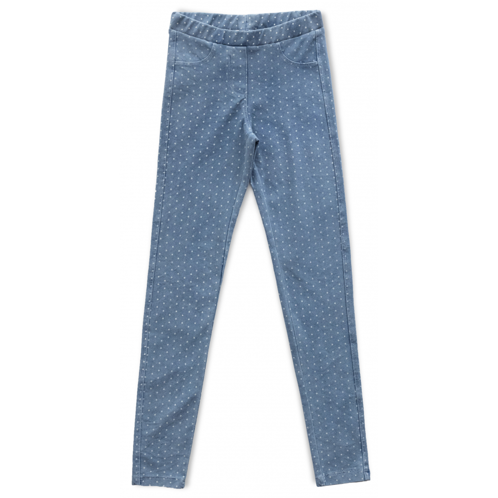 Лосини дитячі Breeze в горошок (15586-140G-blue)