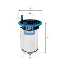 Fuel filter UFI 26.052.00