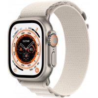 Смарт-годинник Apple Watch Ultra GPS + Cellular, 49mm Titanium Case with Starlight Alpine Loop - Small (MQFQ3UL/A)