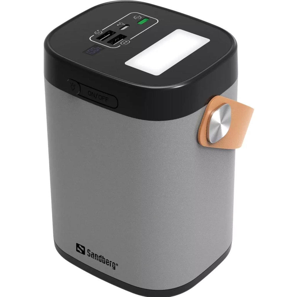 Повербанк Sandberg 60000mAh, PD/20W, QC/3.0, USB-C, USB-A*2(22.5W total), flashlight 3W (420-71)