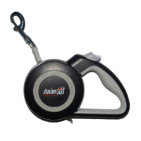 Повідець для собак AnimAll Reflector MS7110-5M L до 50 кг 5 м (сіро-чорний) (4820224500546)