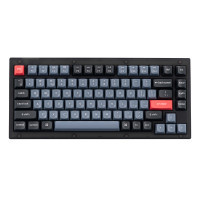 Клавіатура Keychron V1 84 Key QMK Gateron G PRO Red Hot-Swap RGB Frosted Black (V1A1_KEYCHRON)