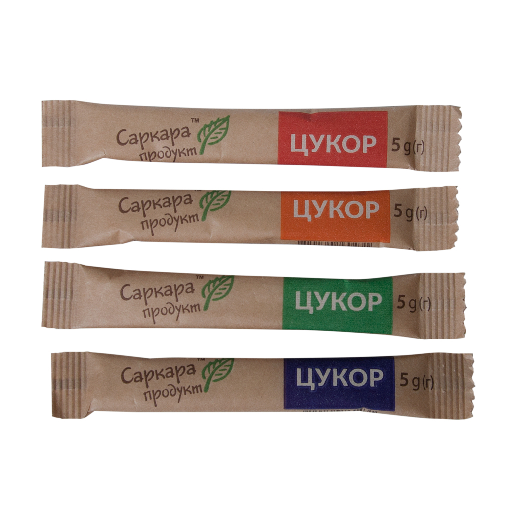 Цукор Саркара продукт порційний 100х5 г 500 г (стік) (16003)