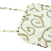 Chair cushion MirSon Beige Cotton Line 40x40 cm (2200006185857)