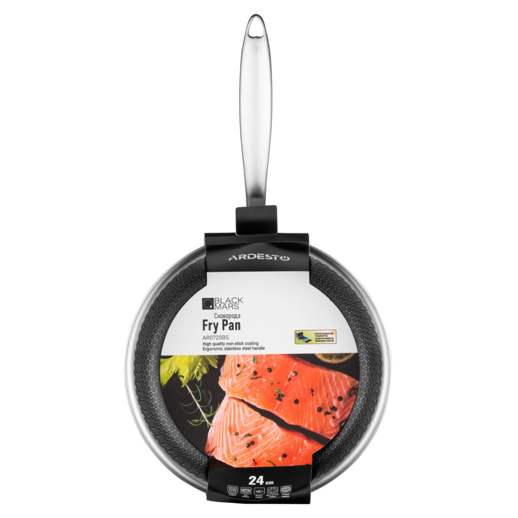 Сковорода Ardesto Black Mars Avior Grey 24 см (AR0720BS) Сковорода Ardesto Black Mars Avior Grey 24 см (AR0720BS)