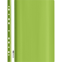 Folder Economix A4 with perforation, texture "gloss", light green (E31510-13)