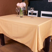 MirSon Waterproof tablecloth No. 402 Satin Waterproof Gold 140x220 cm (2200006739432)