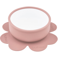 Baby plate Baboo with suction cup, from 6 months (cocoa) (9-035)