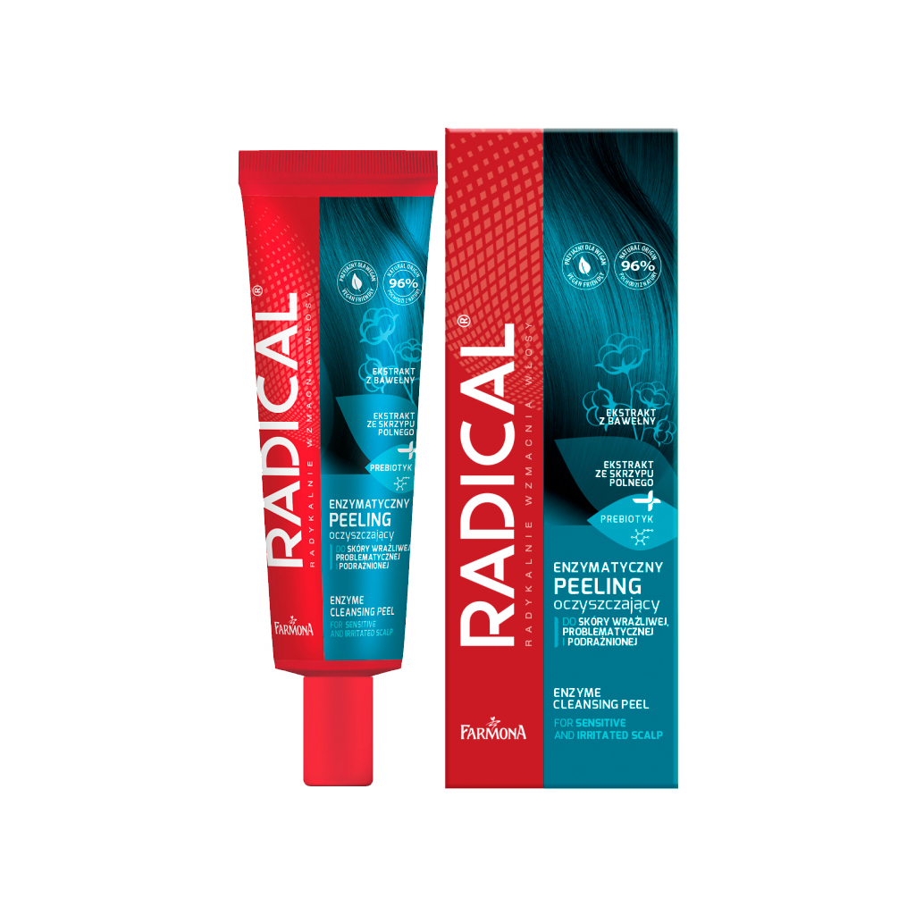 Скраб для шкіри голови Farmona Radical Enzyme Cleansing Peel 75 мл (5900117975657)
