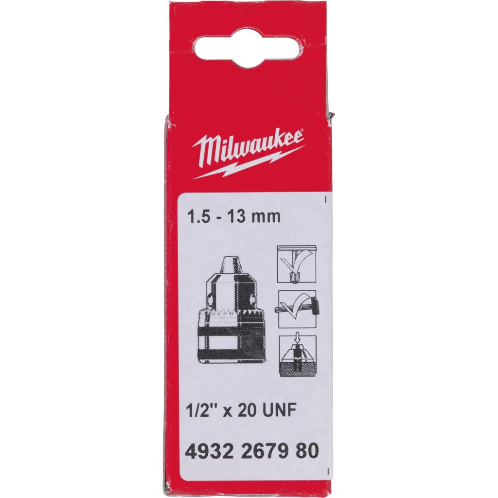 Патрон Milwaukee під ключ 1,5-13 1/2"х20 (4932267980)