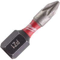 Bit set Milwaukee SHOCKWAVE, PZ1, 25mm, 25pcs (4932430861)