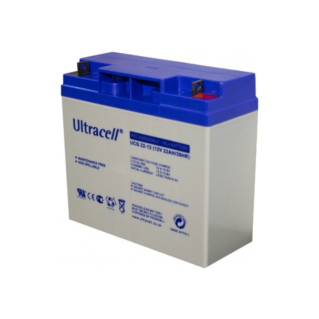 Батарея до ДБЖ Ultracell 12V-22Ah, GEL (UCG22-12) Батарея до ДБЖ Ultracell 12V-22Ah, GEL (UCG22-12)