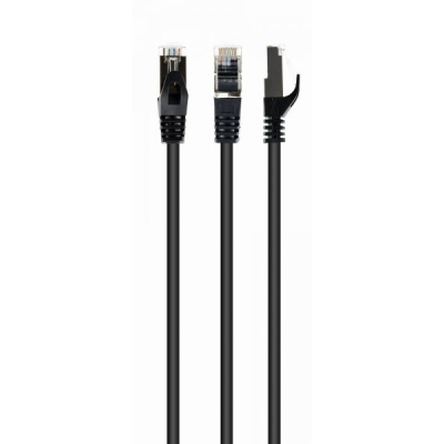 Патч-корд 10м S/FTP Cat 6A CU LSZH black Cablexpert (PP6A-LSZHCU-BK-10M)