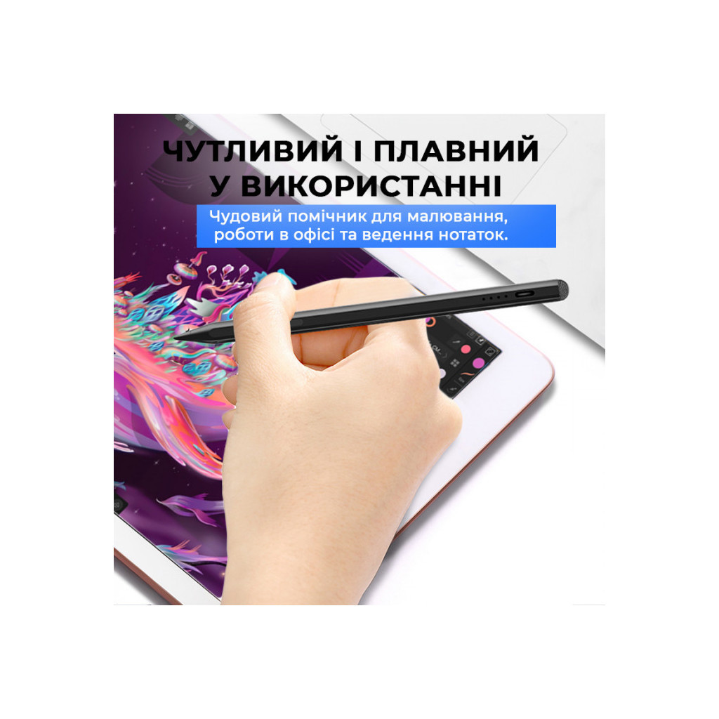 Стилус AirOn AirPen 2 для ємнісного дисплею Black (6126755803228)