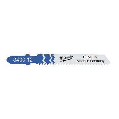 Полотно Milwaukee для лобзика T118BF Bi-Metal, 55мм/ крок зуба 2,0мм,5шт, універсальні (4932340012)