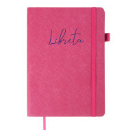 Notebook Buromax Libreta 96 sheets A5 in a crimson cell (BM.295117-29)