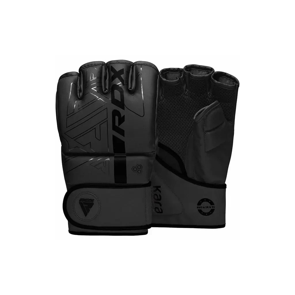 Рукавички для MMA RDX F6 Kara Matte Black L (GGR-F6MB-L) Рукавички для MMA RDX F6 Kara Matte Black L (GGR-F6MB-L)