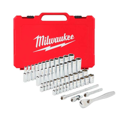 Набір торцевих головок Milwaukee 1/4", 50шт, з тріскачкою, кейс (4932464944)