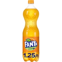 Напій Fanta Безалкогольний сильногазований соковмісний Апельсин 1.25 л (5449000028938)