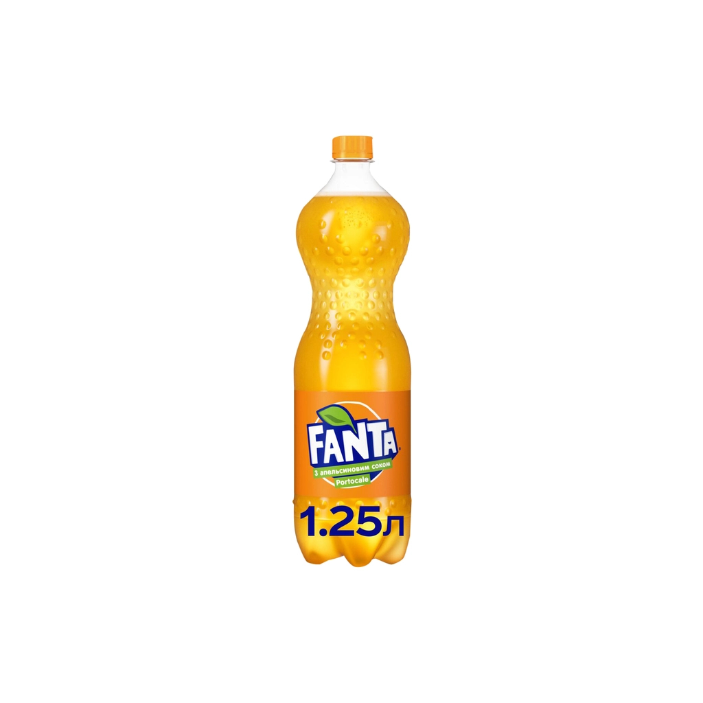 Напій Fanta Безалкогольний сильногазований соковмісний Апельсин 1.25 л (5449000028938)