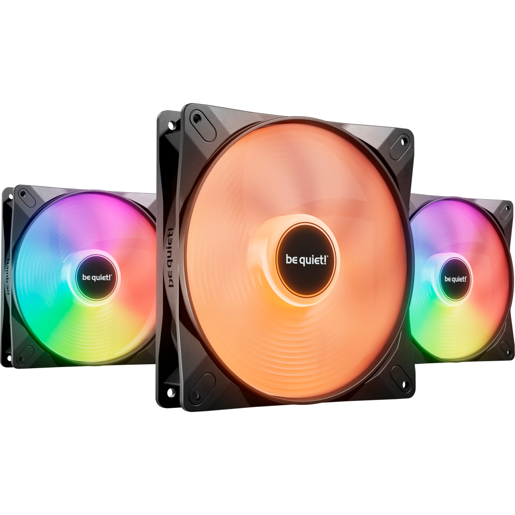 Кулер до корпусу Be quiet! LIGHT WINGS LX 120mm PWM в комплекті 3 (BL121)