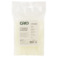 Клейові стержні Grad 8×200мм 1кг прозорі (2701025)