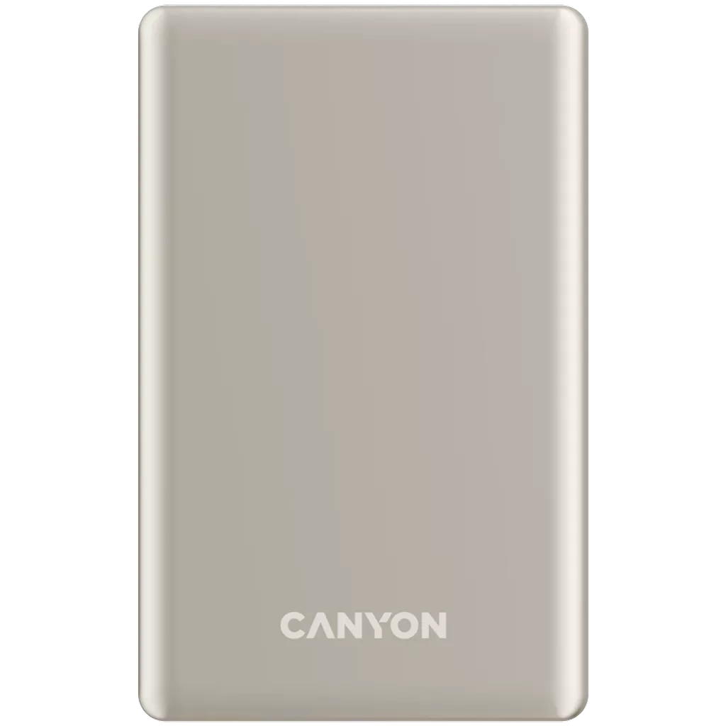 Батарея універсальна Canyon 5000mAh OnPower 505 slim Magsafe PD/20W Beige (CNS-CPB505BE)