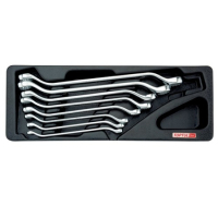 Toptul socket wrench 6-22mm (angle 45 °) 8 pcs. in lodging (GAAT0806)