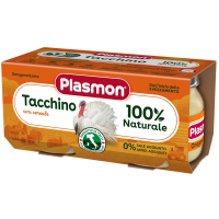Baby puree Plasmon Turkey for children from 6 months 160 g (80 g x 2 pcs) (1136149)