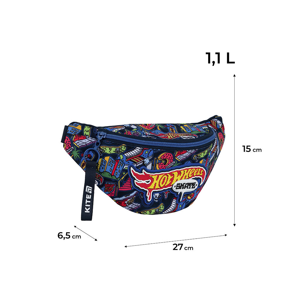 Сумка-бананка Kite 2577 Kids Hot Wheels Skate (HW25-2577)
