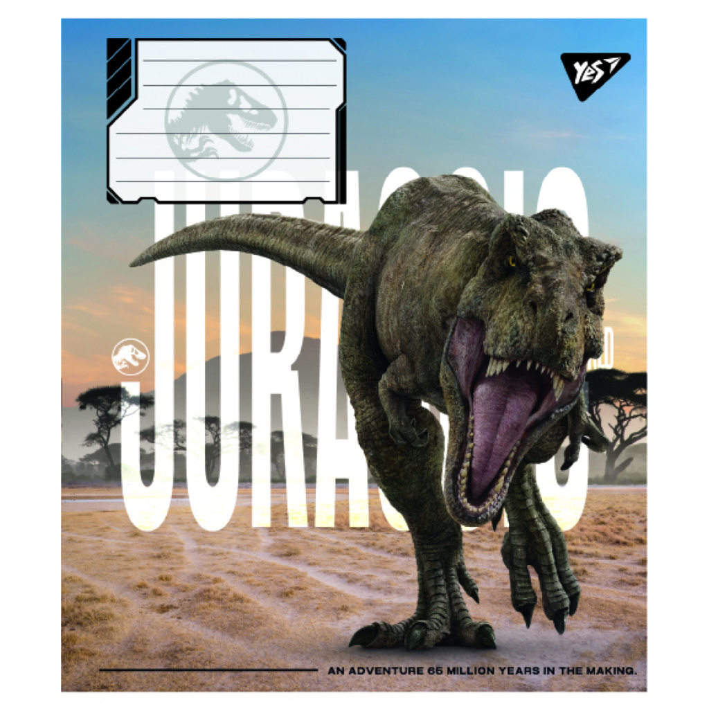 Зошит Yes JURASSIC WORLD ALIVE А5 18 аркушів клітинка (767680) Зошит Yes JURASSIC WORLD ALIVE А5 18 аркушів клітинка (767680)