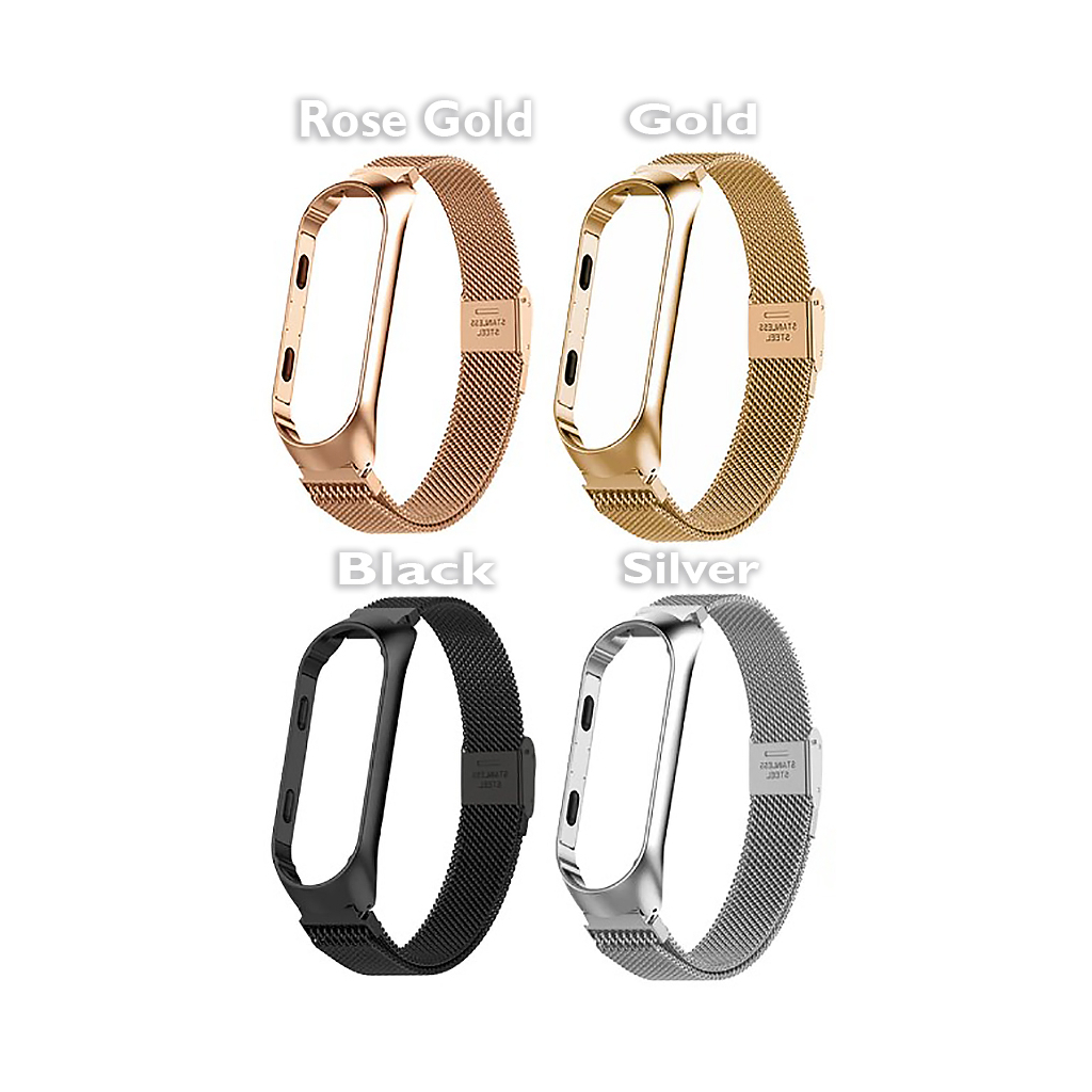 Ремінець до фітнес браслета BeCover Metal для Xiaomi Mi Smart Band 8 Black (709357)