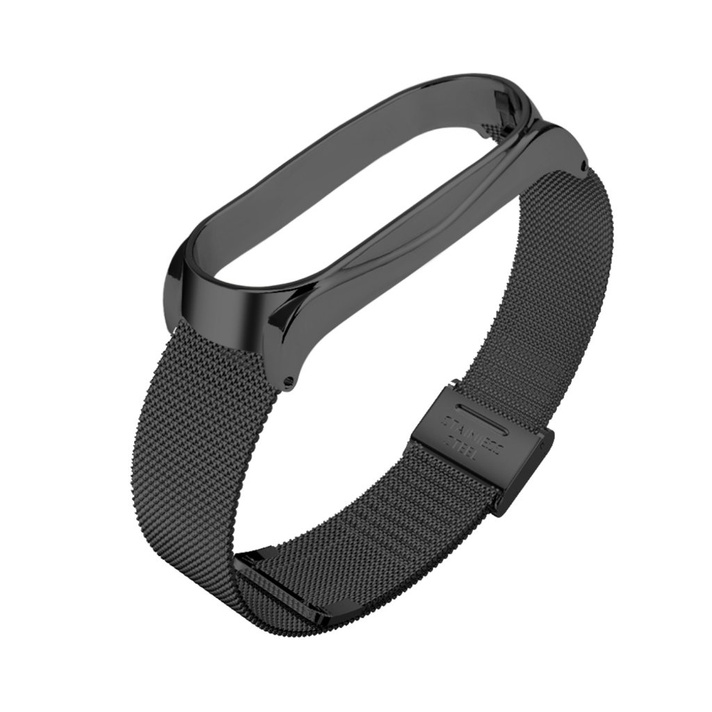 Ремінець до фітнес браслета BeCover Metal для Xiaomi Mi Smart Band 8 Black (709357)