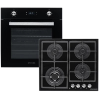 Комплект вбудованої техніки GRANADO GEO 62-1310 black + GGH 62-114 black glass