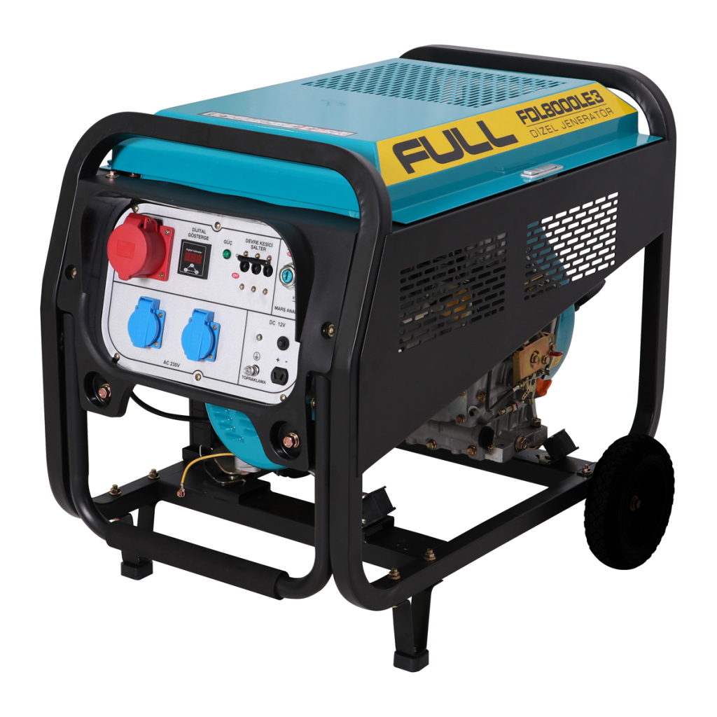 Генератор FULL FDK10000LE3, 3-ф. 230/400V, 7.5kVA/6kW, 12.5 л, 2 л/год, пуск: ручний/стартер (FDL8000LE3) Генератор FULL FDK10000LE3, 3-ф. 230/400V, 7.5kVA/6kW, 12.5 л, 2 л/год, пуск: ручний/стартер (FDL8000LE3)