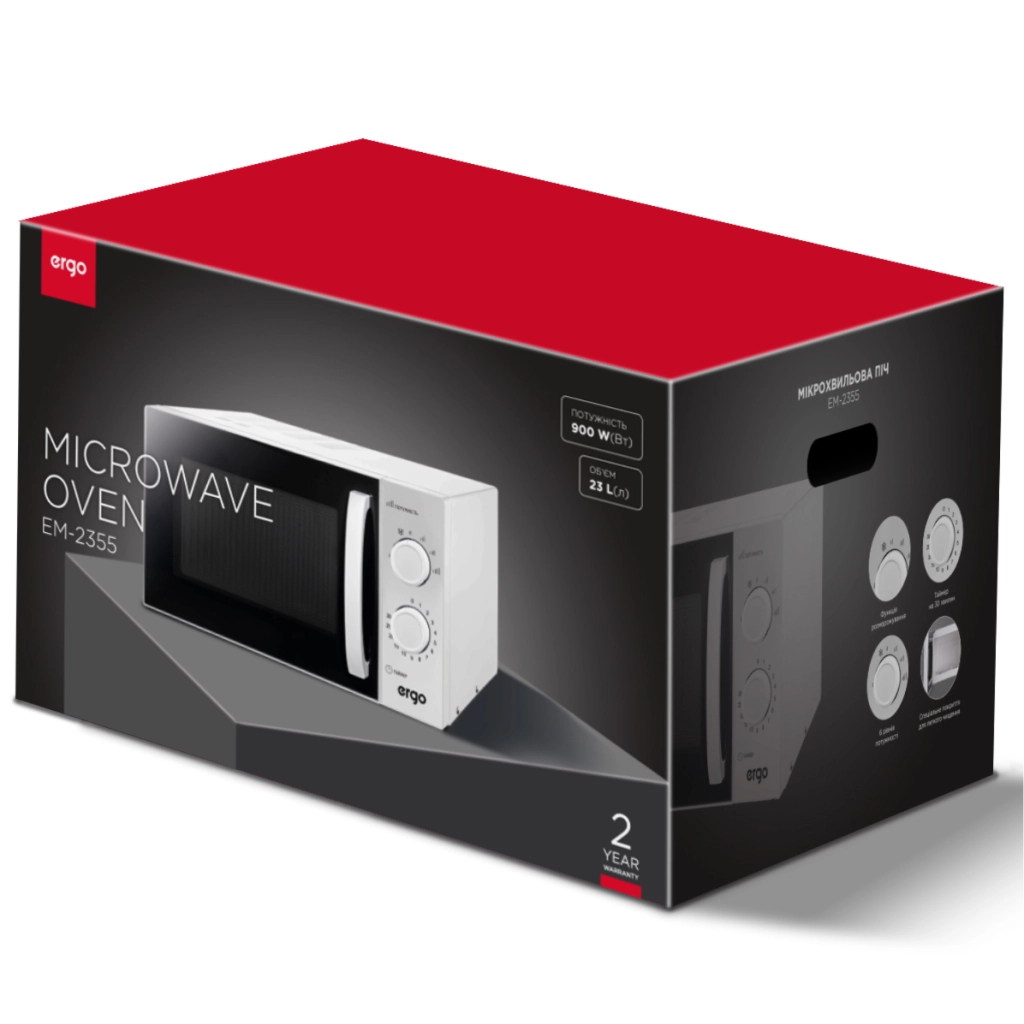 Мікрохвильова піч Ergo EM-2355 Мікрохвильова піч Ergo EM-2355