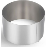 Form for baking FoREST round, black, 8 X 4.5 cm (354602)