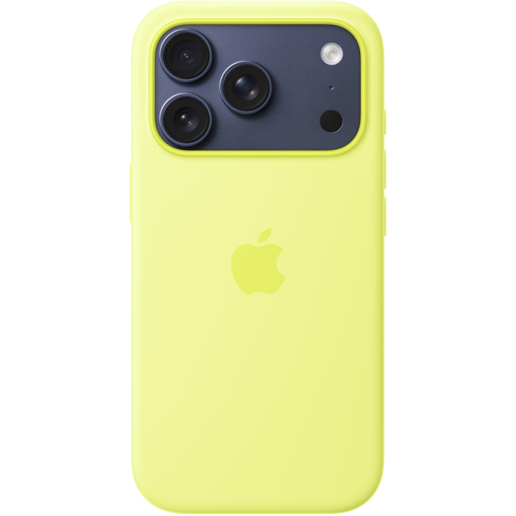 Чохол до мобільного телефона Apple Silicone iPhone 17 Pro Neon Yellow Model A3559 (MGFF4ZM/A) Чохол до мобільного телефона Apple Silicone iPhone 17 Pro Neon Yellow Model A3559 (MGFF4ZM/A)