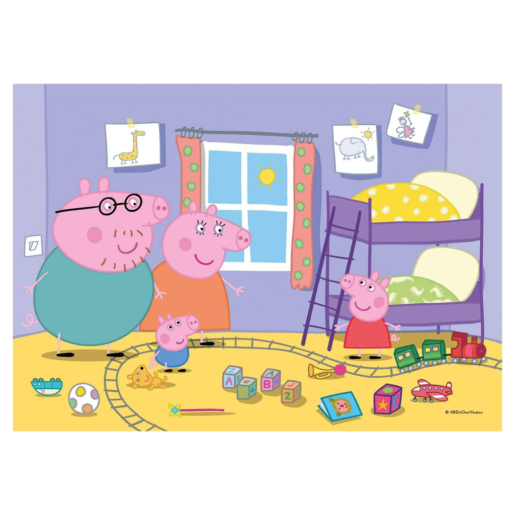 Пазл Clementoni 2 в 1 Peppa Pig, 2 по 20 елементів (24778)