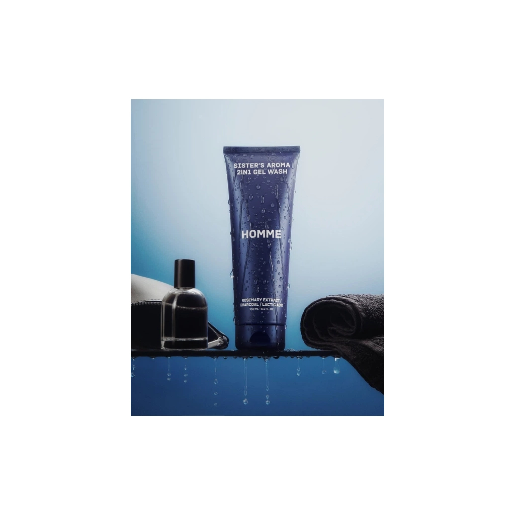 Гель для душу Sister's Aroma 2 in 1 Gel Wash Homme 250 мл (4820227786268)