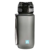 Water bottle Line Art La Plata 600 ml gray (60014118LA-07)