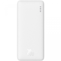 Батарея універсальна Baseus 10000mAh Airpow 20W, PD, QC, White (PPQD090002)