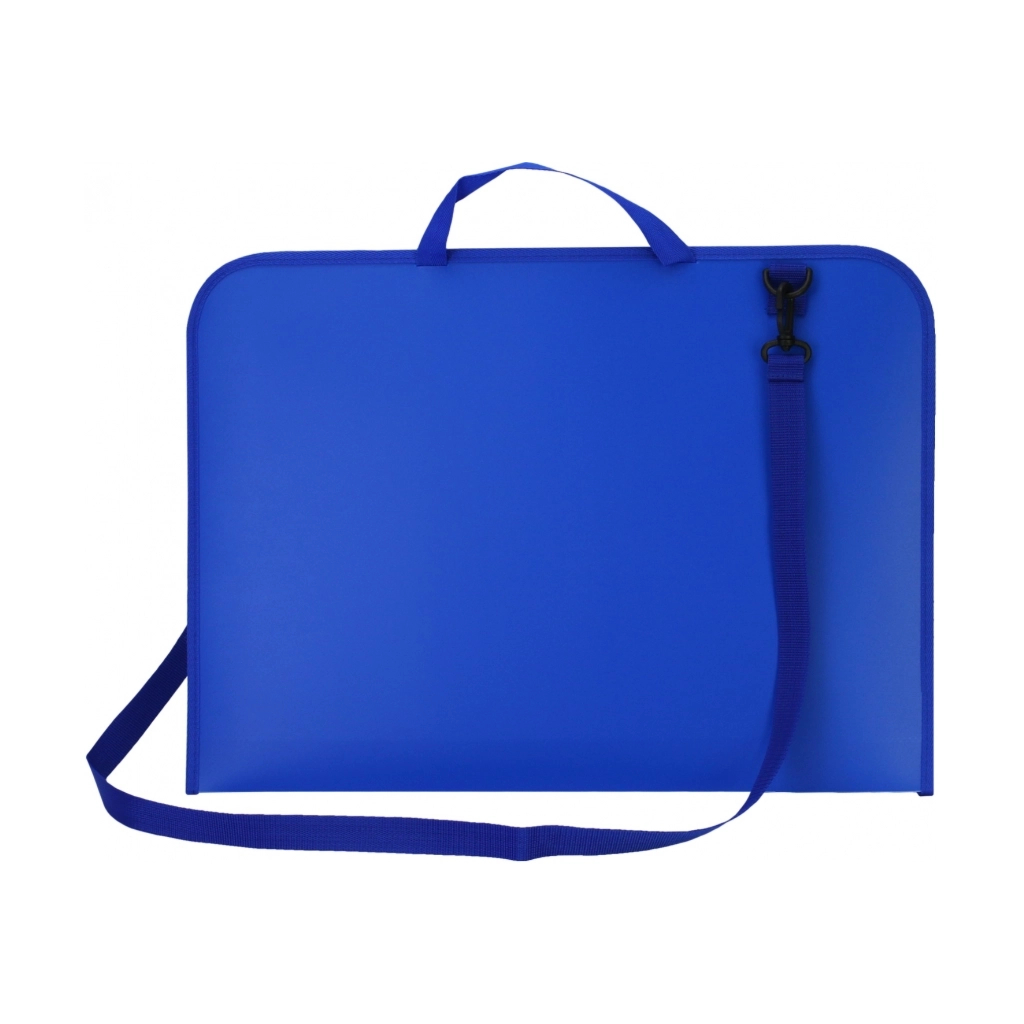 Папка - портфель Maxi А2 пластиковий на блискавці, синій (MX30041) Папка - портфель Maxi А2 пластиковий на блискавці, синій (MX30041)