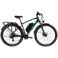 Електровелосипед Formula eCURSOR MAN AM DD 29" 19" 48B 17.5А*г 500Вт 2026 чорно-зелений (ELB-FR-29-244)