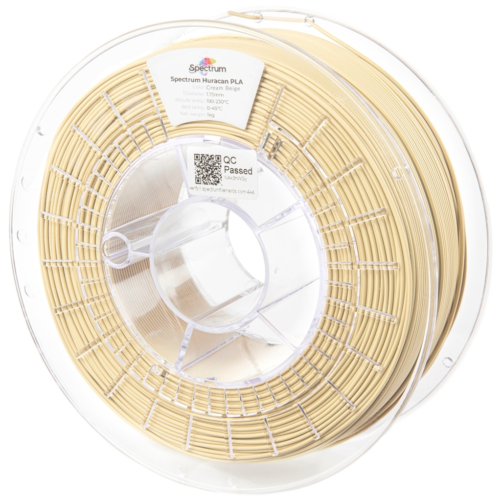 Пластик для 3D-принтера Spectrum PLA Huracan PLA 1.75mm 1kg CREAM BEIGE (80922)