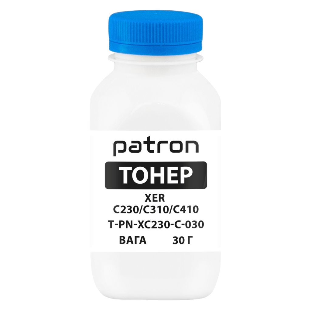 Тонер XER C230/C310/C410, 30 г, Cyan Patron (PN-XC230-C-030)