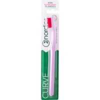 Toothbrush Nordics 6580 Expert Curve Ultra Soft Pink with red bristles (3800501908488)