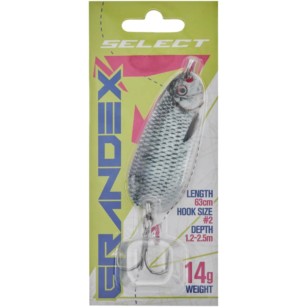 Блешня Select Grandex 20.0g 63mm S46 (1870.74.03) Блешня Select Grandex 20.0g 63mm S46 (1870.74.03)