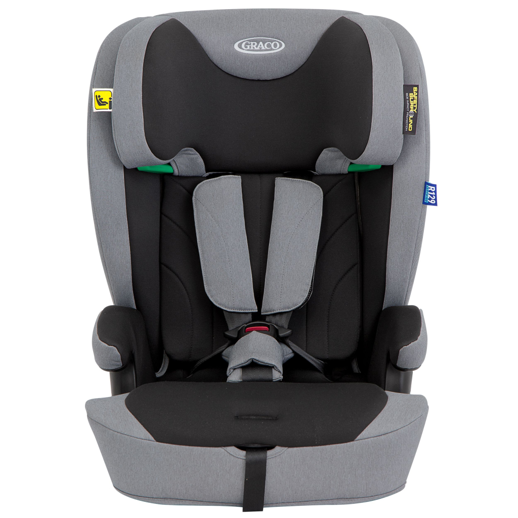 Автокрісло Graco Energi i-Size, 76-150 см (1/2/3), сіро-чорне (GC2219BAMET000)