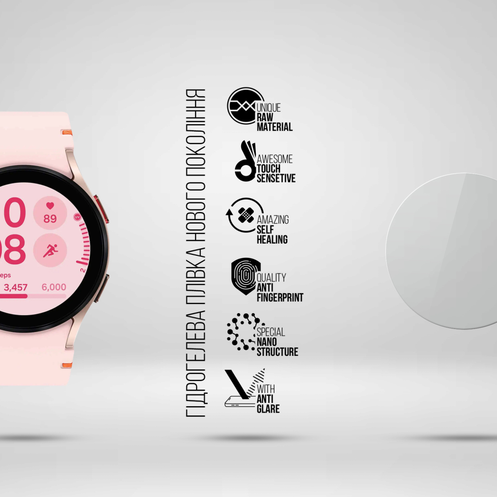 Плівка захисна Armorstandart Matte hydrogel Samsung Galaxy Watch FE 6 pcs (ARM92106)